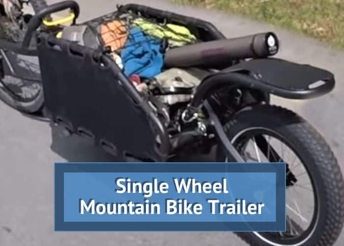 Single Wheel Mountain Bike Trailer