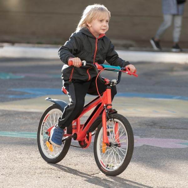Teach Simple First Steps – Getting On The Bike